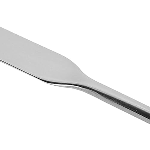 Makeup Spatula, Liquid Foundation Spatula, Stainless Steel Ergonomic Nail Art Makeup Stirring Rod for Makeup Artist