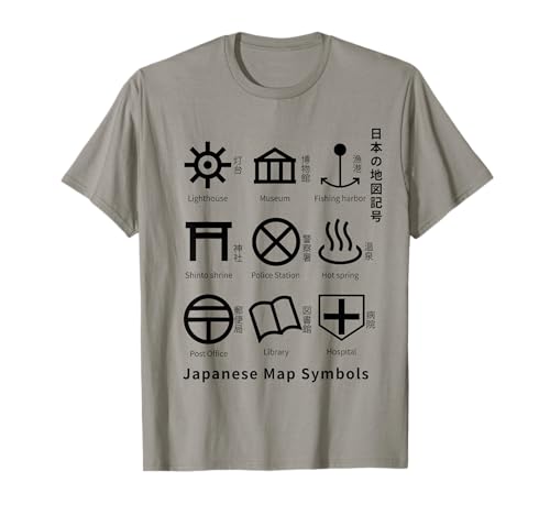 Japanische Kartensymbole Minimalistisches Design-Symbol Unicode T-Shirt