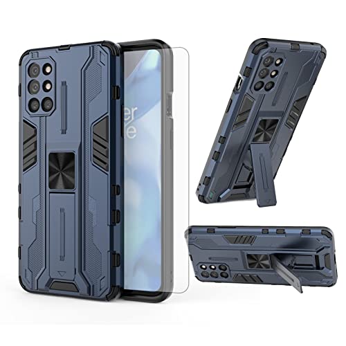Coque OnePlus 8T et 9R avec protection écran verre bleu