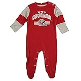 Outerstuff Washington State Cougars NCAA Newborn Red Team Believer Long Sleeve Coverall