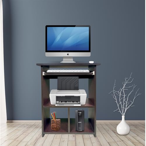 Image of Purple Furniture ?? Engineered Wood Elite Home Office Computer Table,Study Desk,Writing Desk and Lap Desk for Students,Kids and Adults(Matte Finish,Wenge Colour,Do-It-Yourself,Small),61 Cm,74 Cm