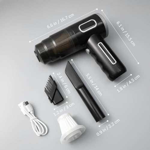 Aspiradora para coche portátil de alta potencia Lurrose con absorción de polvo para hogar 3
