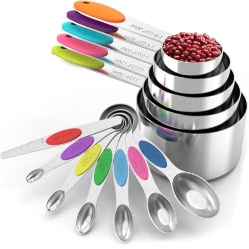 TILUCK measuring cups and magnetic measuring...