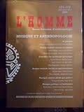  Revue L\'Homme numéro 171-172 Musique et Anthropologie - juillet/décembre 2004