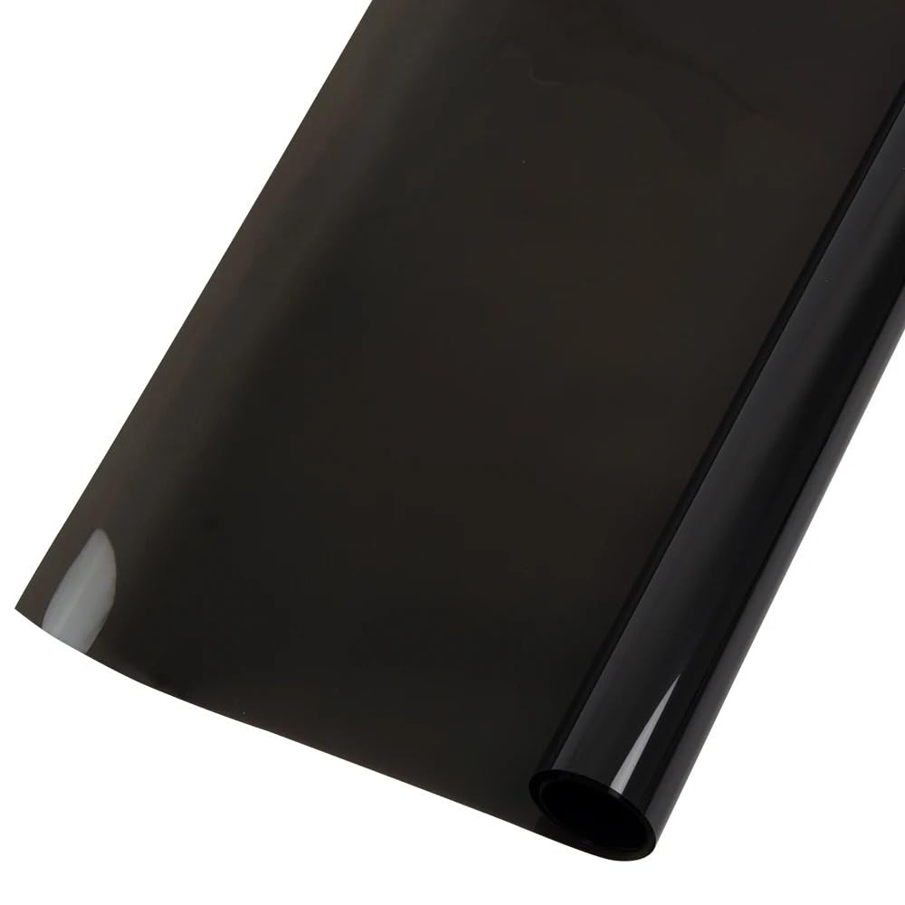 Laminas para Tintar Lunas Coche Adhesivo for Ventana Tintado de Color Negro for Detalles automóviles(50cmx400cm)