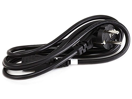 Monoprice 6ft 18AWG European Power Cord Cable - H05VV-F NEMA C13 - Black