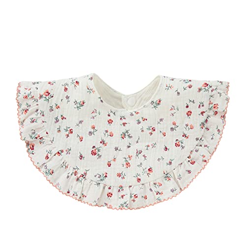 4 pcs Unisex Baby Muslin Bandana Drool Bibs 360 Degree Rotatable Cotton Teething Feeding Drooling Bibs for Boy Girl3