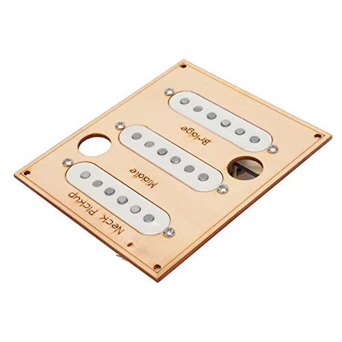 Pieces de guitare electrique micro simple bobine metallique blanc