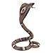 RRTCLO 6.2 Inch King Cobra Toy - Realistic Snake Figurine, Hard Plastic, Fun & Educational Play Toy for Kids