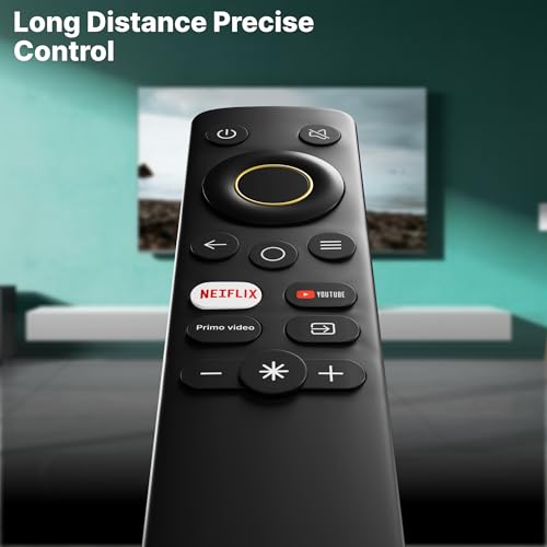Image of ZdalaMit Original Tv Remote Control Compatible with Realme Smart TV Suitable for Android LED OLED QLED Television Non Voice Command Remote with Hot Keys