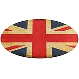 Material: Kreis-Teppich aus Korallensamt, super weich, rutschfest und langlebig, bequem für den täglichen Gebrauch.