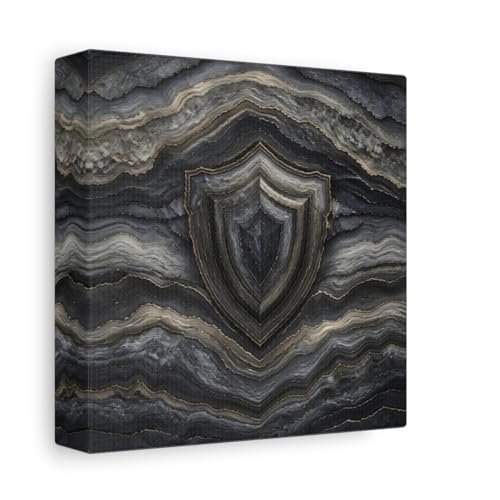 Tableau agate grise et or au-dessus du canapé pour salon moderne