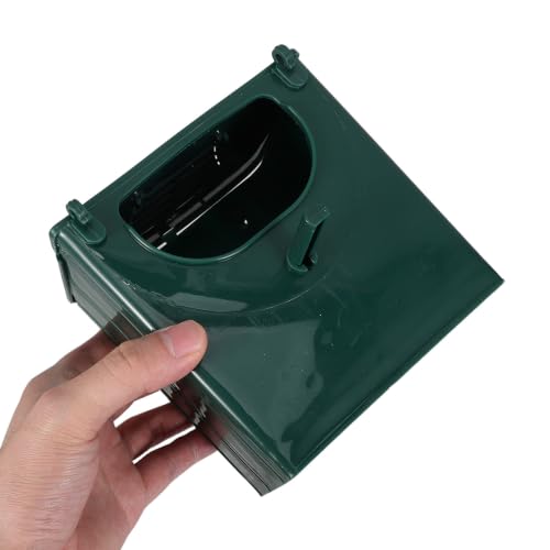 BETOOKY Bird Nesting Box for Parakeets with Hanging Perch Weather-resistant Plastic Breeding House for Cockatiels Lovebirds Finch Canary Easy-clean Nest Box