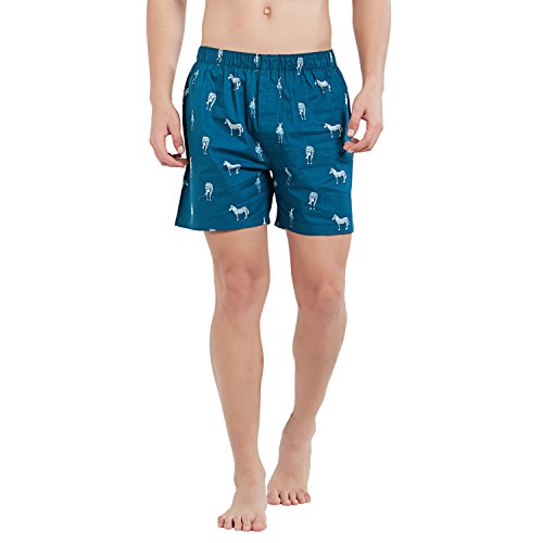 Image of XYXX Men's Remix Regular Fit Cotton Printed Boxer with Dual Pocket & No Marks Waistband (Pack of 2)