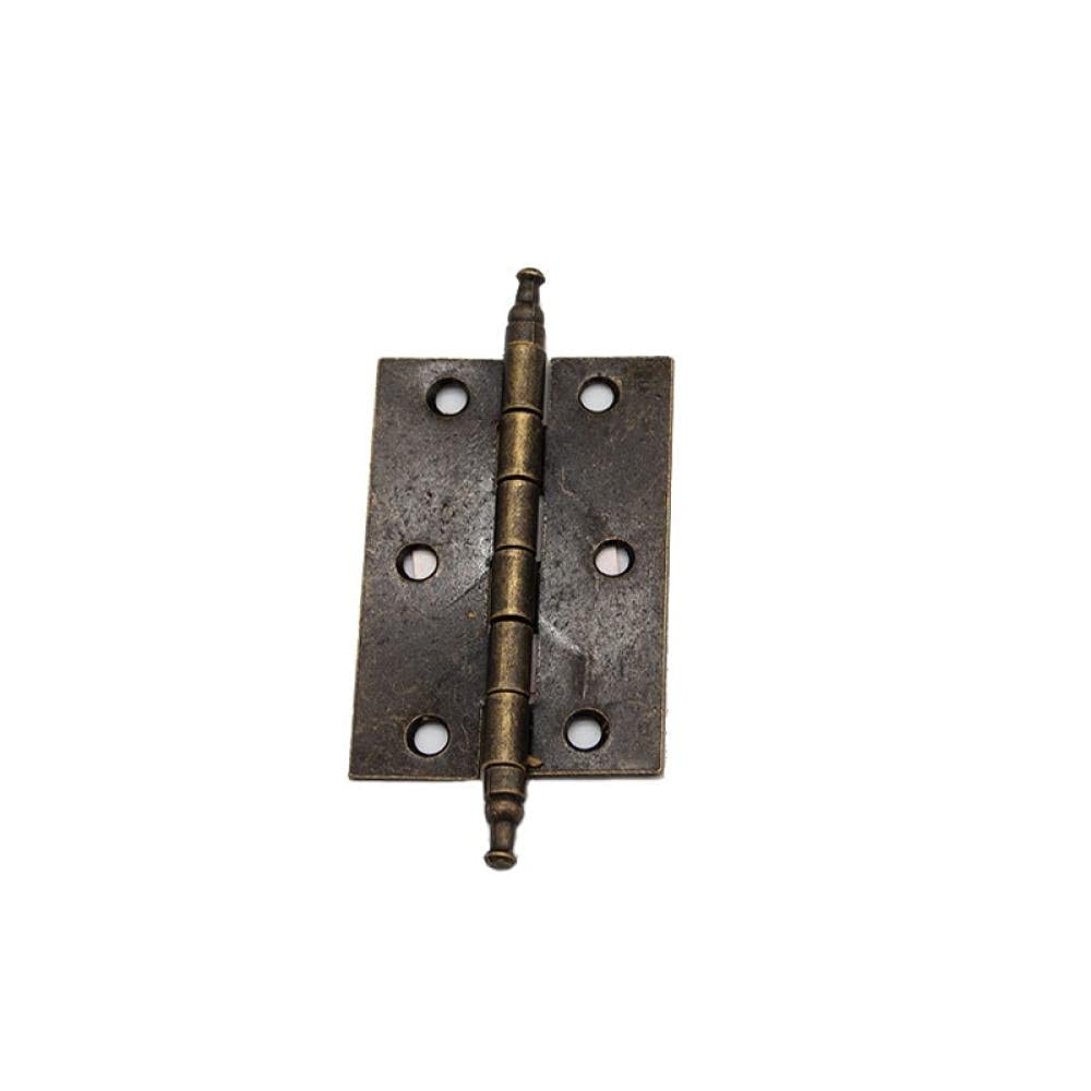 Door Hinges 10Pcs Antique Furniture Cabinet Hinge Wooden Box Iron Loose Leaf Large