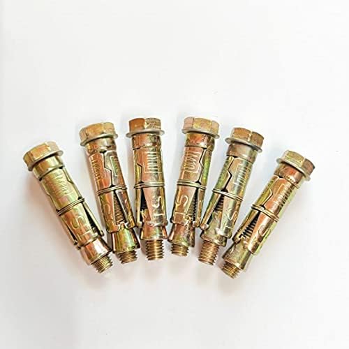 Bamby Anchor FASTNER Bolt,Size 10 mm, Pack of 6/12/25/50PCS (Gold) (6, Small) (B096QPY396) Amazon Price History, Amazon Price Tracker