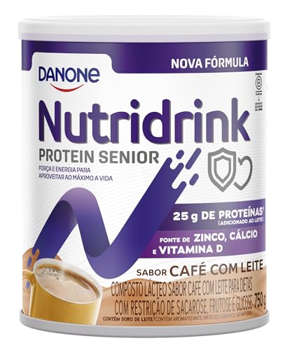 Nutridrink Suplemento Adulto Protein Senior Café Com Leite Danone Nutricia 750G