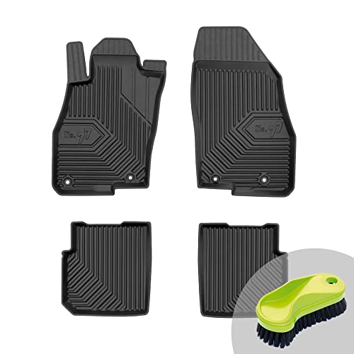 FROGUM No.77 Gummimatten Ganzjahresset von Auto Fußmatten Autofussmatten für Alfa Romeo MiTo...