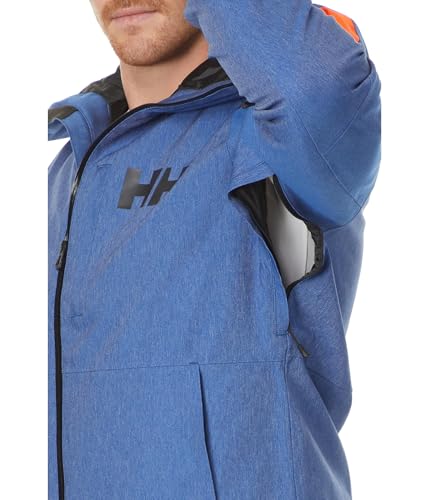 Image of Helly Hansen Powderface Jacket Men's Waterproof Insulated Ski Jacket, Breathable Hooded Snow Shell for Winter Mountain Sports