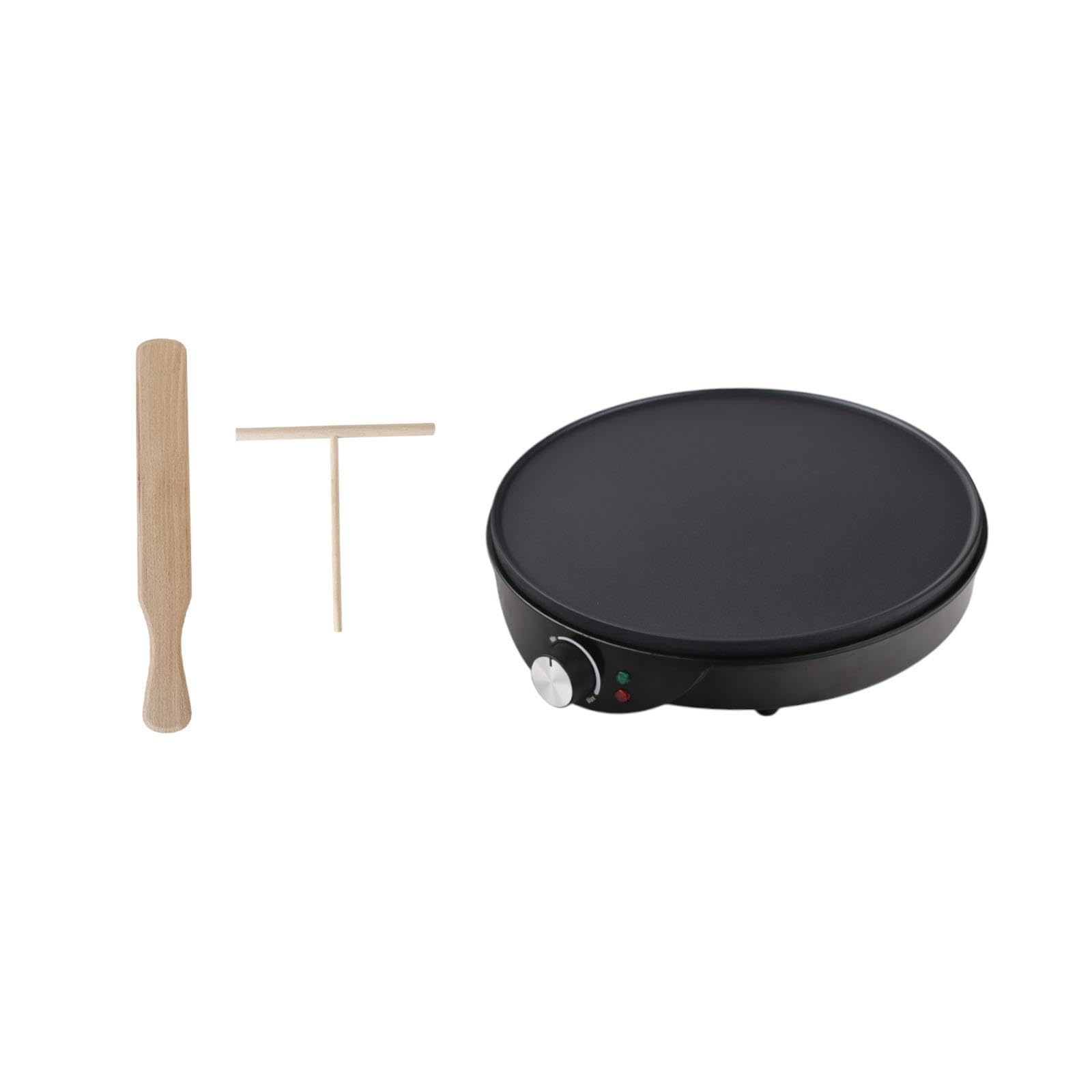 Merishopp Electric Griddle Crepe Machine Compact Nonstick for Crepes Blintzes Pancakes|1 Crepe Machine(US Plug)| Waffle Makers-picture-13