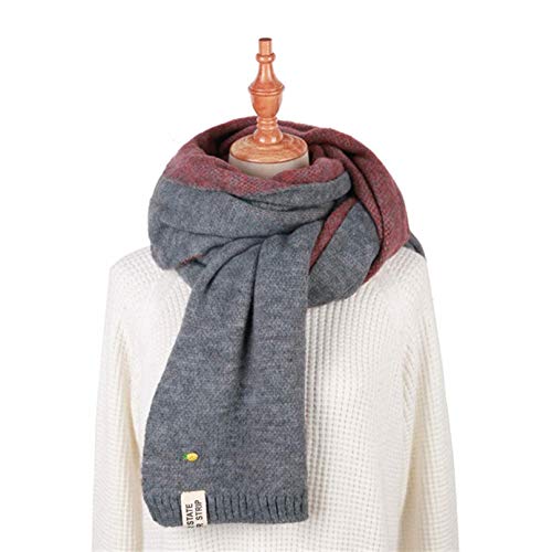 WANGLXST Écharpe Et écharpe pour Femme, écharpe Ananas Double Face Imitation Laine Cachemire épaissir Longue Enveloppe Femme Hiver, 3, One Size