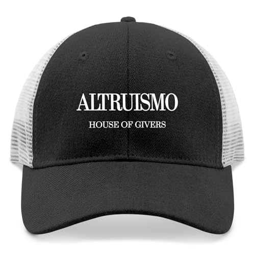 ALTRUISMO House of Givers caps Mens Outdoor hat AllBlack Womens Hats s for Boyfriends Cycling Hat