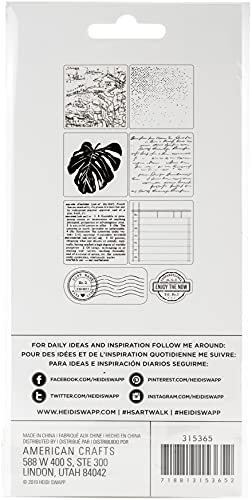 Heidi Swapp TEXTURA Passaggio Arte, 0, taglia