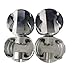 Compatible Forged Pistons 87mm 11.5:1 Compatible with K24 K20a K20a2 K20a3 And Similar