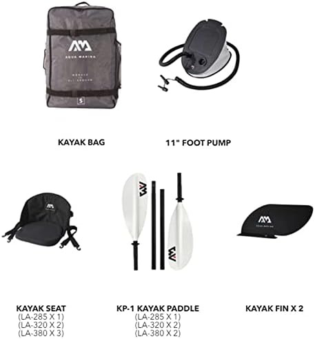 Miniatura 5 de aquamarina Kayak Inflatable with Paddle