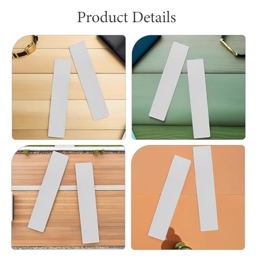 RUNROTOO 6Pcs Tennis Court Lines Marker Strip - Portable Pickleball Court Boundary Lines for Floor Marking - Temporary Sports Field Markers for Training