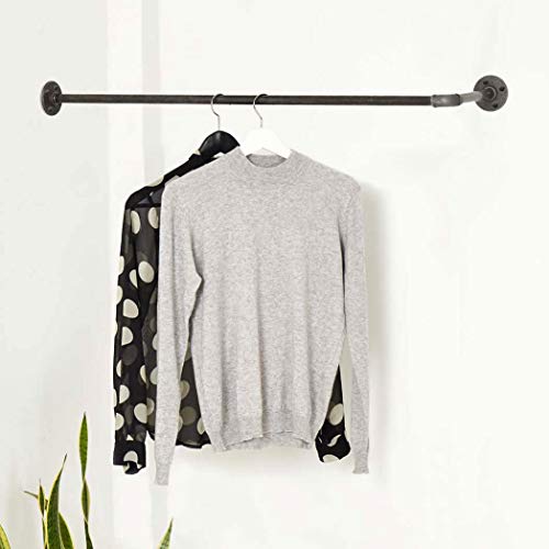 VARIOUS Kleiderstange L-Form ums Eck - div. Größen, z.B. 100 x 33 cm -...