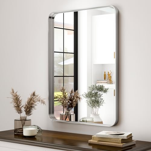 Easly EYVC-REAJ-2436-SR Silver Bathroom Mirror thumb #8