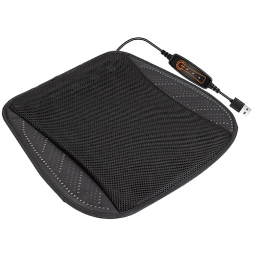 Almohadilla de asiento refrigerante de alta comodidad con flujo de aire regulable USB 2