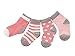 Produktbild DEBAIJIA 4 Paare Babysocken Baumwolle 0-6 Monate Mädchen Junge Lieblich Socken Dünn Weich Bunt - Rosa