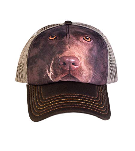 The Mountain womens Choc Lab Face Foam Trucker Hat Baseball