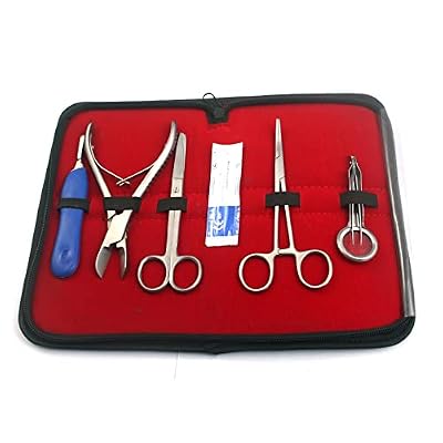 Coral Propagation Fragging Kit Set 6 Pcs Hard Soft Freshwater Reef Stainless Steel Tools Case CRL-0035
