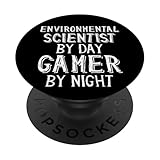 Umweltwissenschaftler bei Tag Gamer bei Nacht Klimawandel PopSockets Klebender PopGrip
