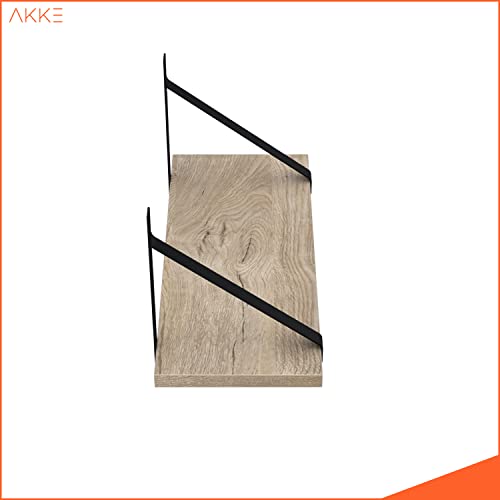 AKKE Mensola da Muro Design Bagno Cucina Rovere di...