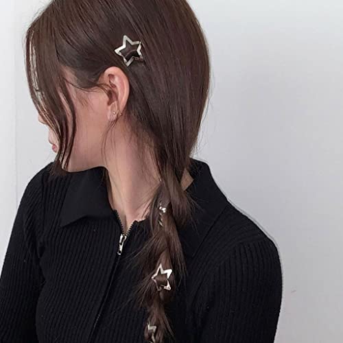 Chbc 50 Pcs Metal Snap Hair Clips Star Hair Barrettes Hair Accessories For Women Girls (1.57'') #TOP1
