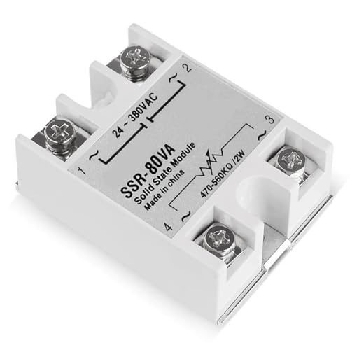 Régulateur de tension monophasé à relais statique isolé SSR 80A sans capot - 4