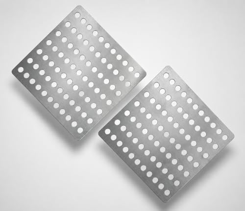 Pack of 2 Stainless Steel Drain Cover Outdoor 15 x 15cm (6�