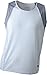 Produktbild Men's Running Tank/James & Nicholson (JN 395) S M L XL XXL 3XL, white/silver, M