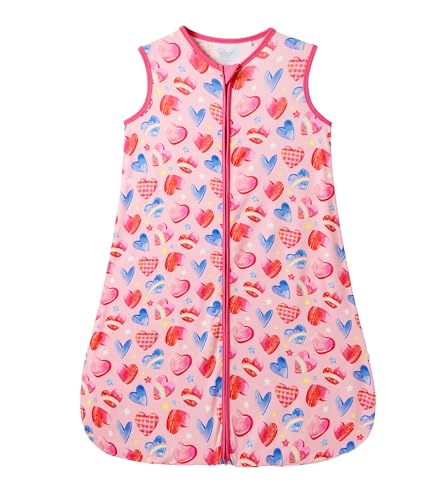 Image of Baby Sleep Sack Soft Wearable Blanket 2-Way Zipper Sleeping Bag for Girls Boys 0-3T, Viscose Made from Bamboo
