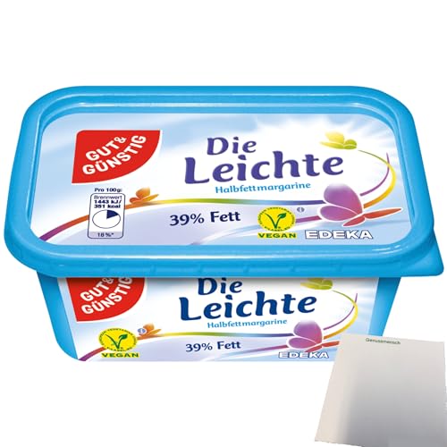 Gut&Günstig die Leichte Halbfettmargarine vegan 39% Fett (500g...