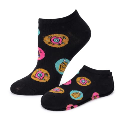 Image of Tipi Toe Women's 10 Pairs Lightweight Colorful Socks - Fun Low Cut Patterns for All-Day Comfort and Easy Everyday Style