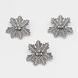 3 Stück wunderschönes neues Eichenlaub Deckblatt; 7 blättrig mit 3 Eicheln; eine wunderschöne und sehr hochwertige Verzierung für Keilerwaffen Trophäen