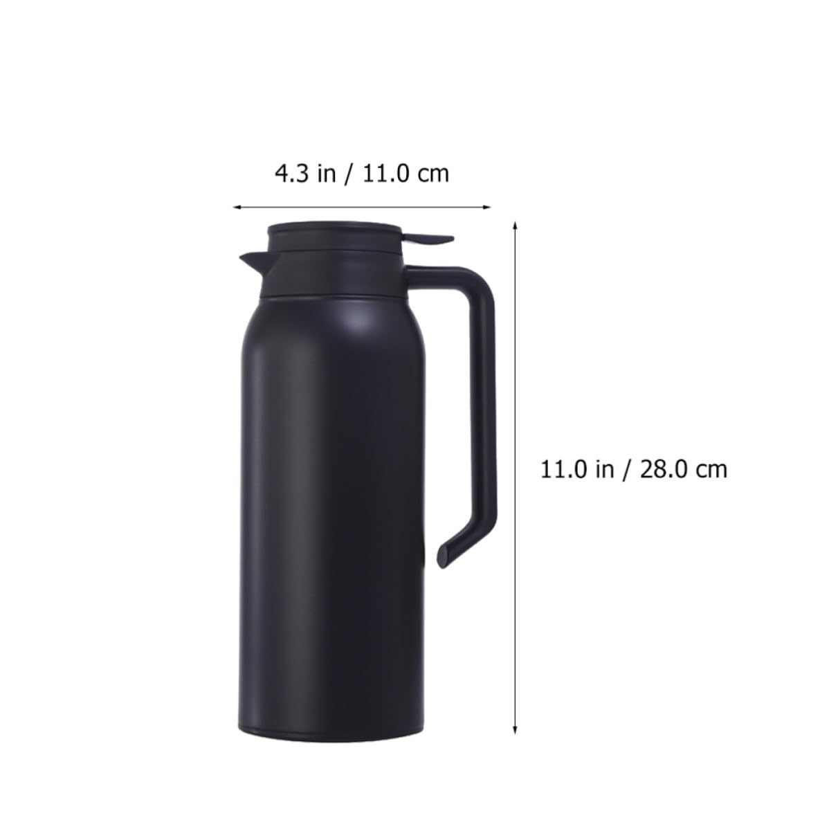 POPETPOP Botella Térmica Aislamiento al Vacío de Acero Inoxidable de 1500ml y Diseño Simple y Resistente a Caídas Adecuado para Uso al Aire Libre