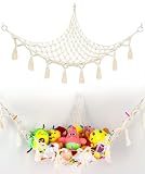 Stuffed Animal Net or Hammock Toy Hammock Macrame Large Corner Mesh Toy Storage Hanging Wall, Stuffe