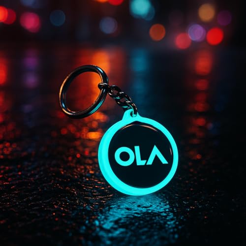 Image of Mi Glow Store Glow in Dark Keychain for Bike Men | Gift for Man | Bike Accessories | Charges in Light Glows in Dark | Key chain for Bike