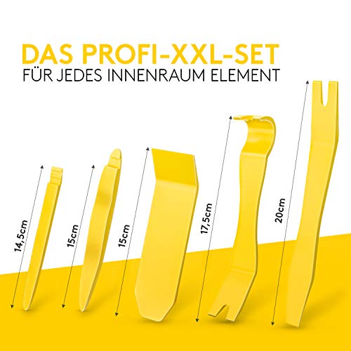 Befestigungsclips Auto + Auto Demontage Werkzeuge Set von SCHMITZ.Tools [700 Teile] Hebelwerkzeug Auto - Kfz Werkzeug - Auto Zubehör Innenraum - Auto Clips - Klips - Spreiznieten - Befestigung Clips
